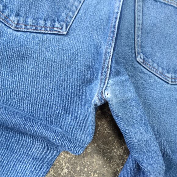 Vintage Rustler Jeans 34x30 Distressed Blue Pants Western Faded Denim Wrangler - Picture 5 of 8